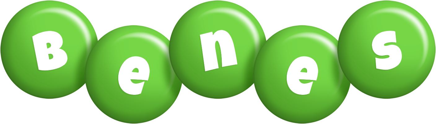 Benes candy-green logo
