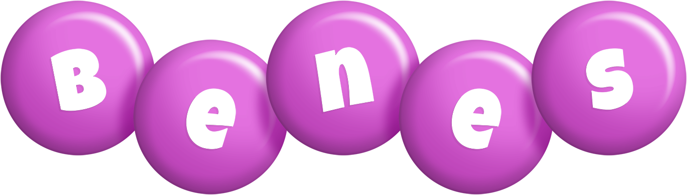 Benes candy-purple logo