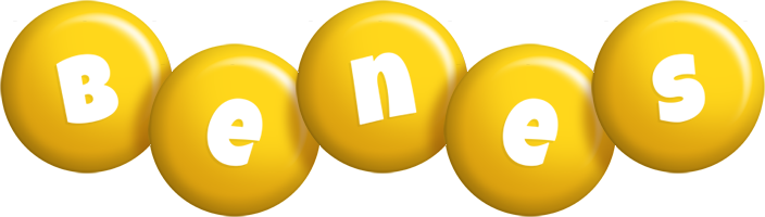 Benes candy-yellow logo