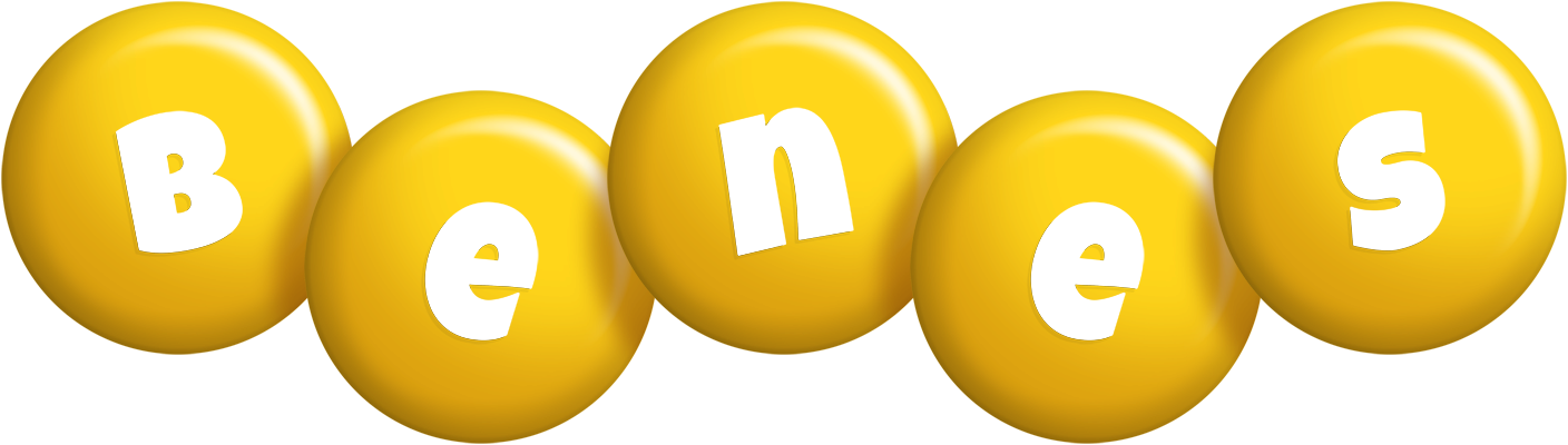 Benes candy-yellow logo