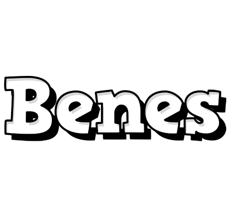 Benes snowing logo