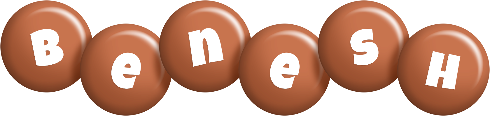 Benesh candy-brown logo