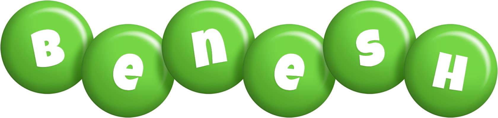 Benesh candy-green logo