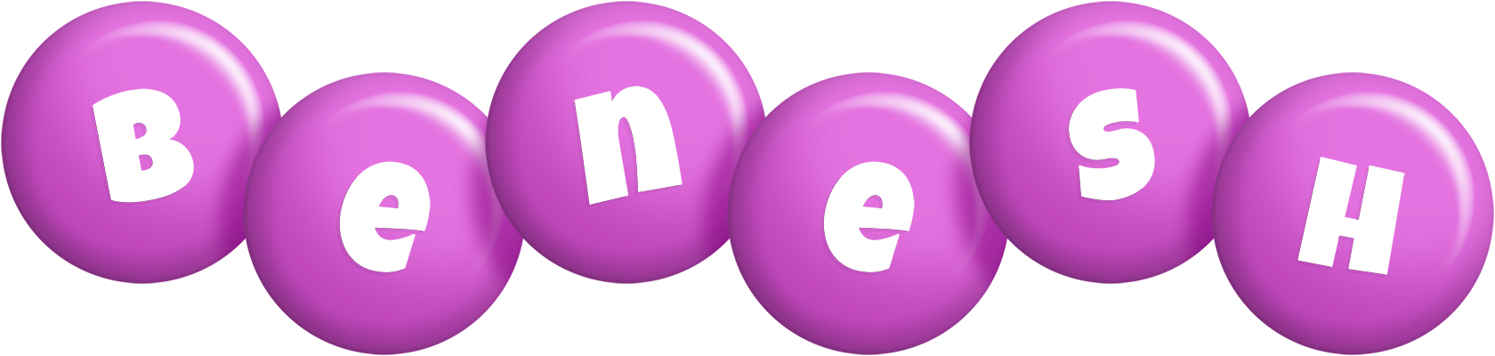 Benesh candy-purple logo
