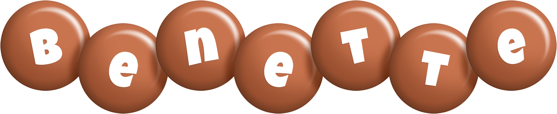 Benette candy-brown logo