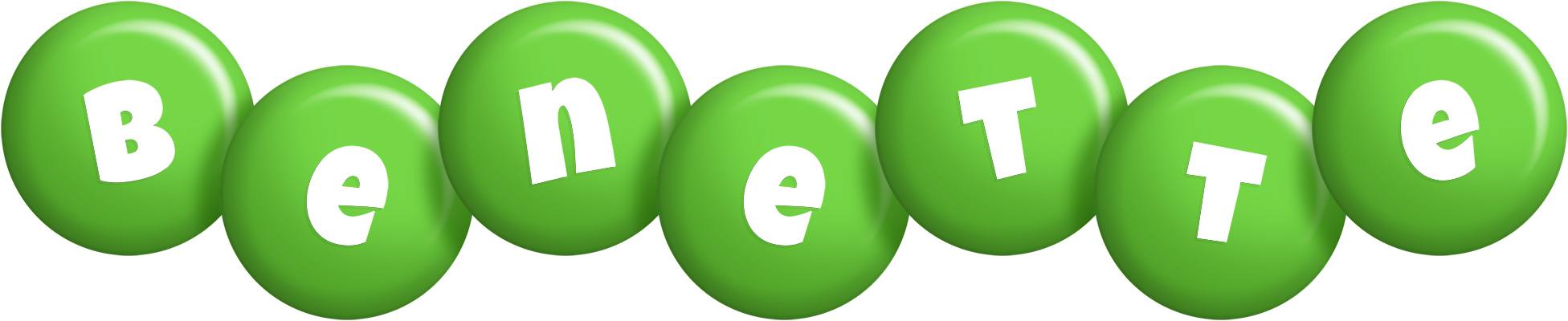 Benette candy-green logo