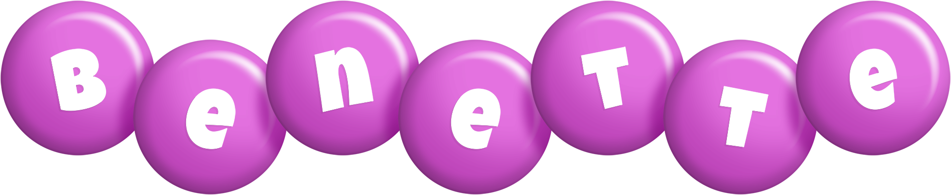 Benette candy-purple logo