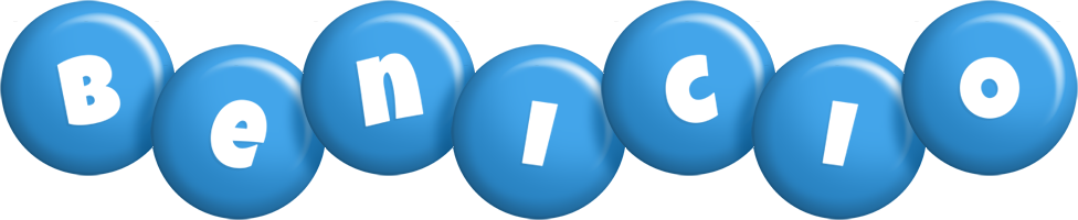 Benicio candy-blue logo