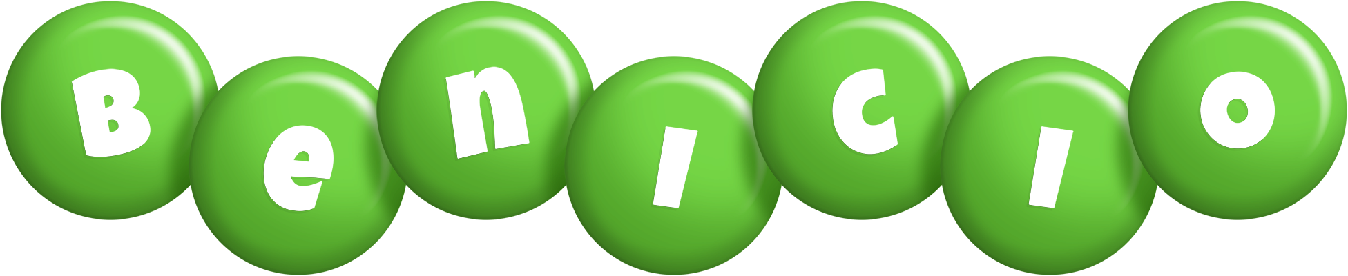 Benicio candy-green logo