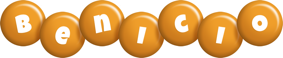 Benicio candy-orange logo