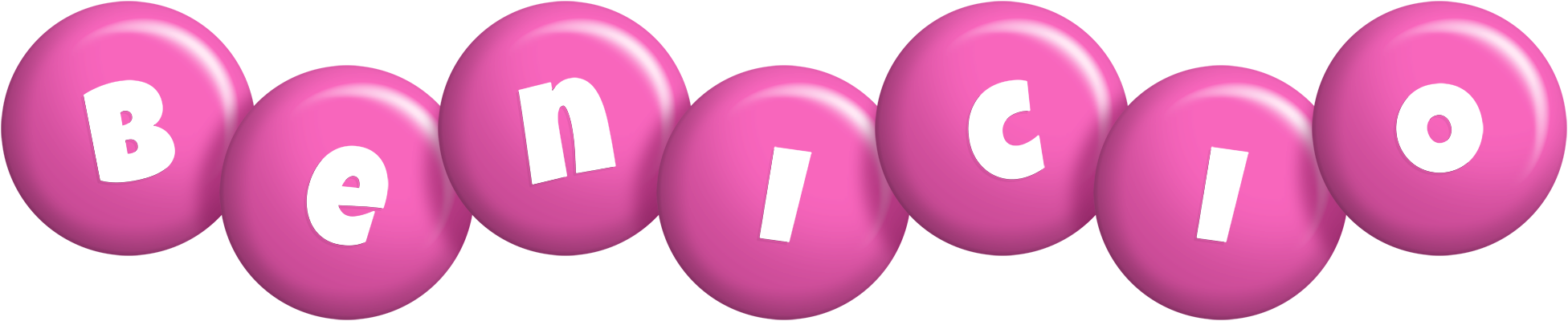 Benicio candy-pink logo