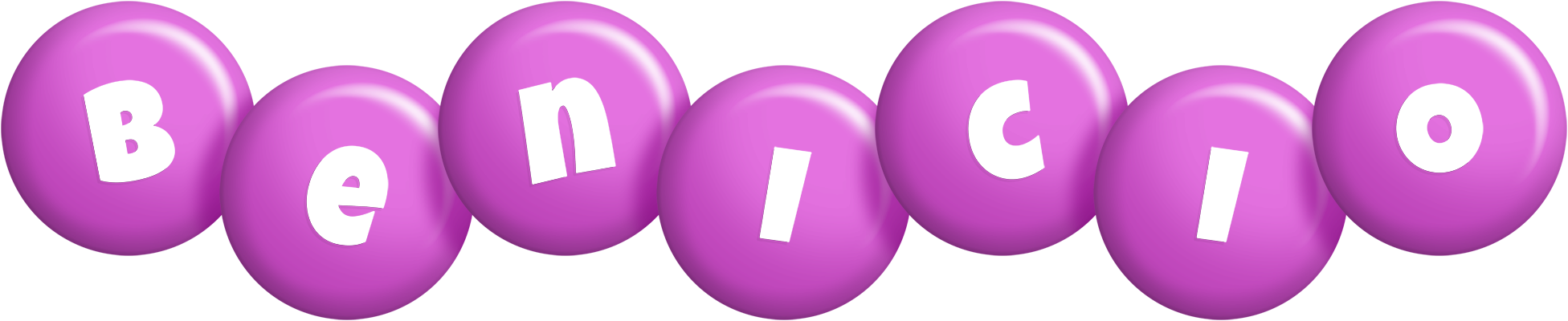 Benicio candy-purple logo