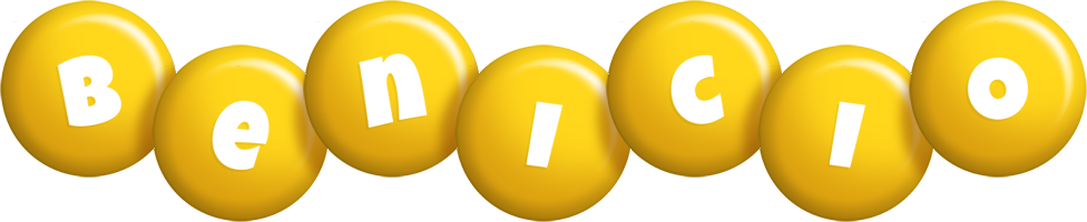 Benicio candy-yellow logo