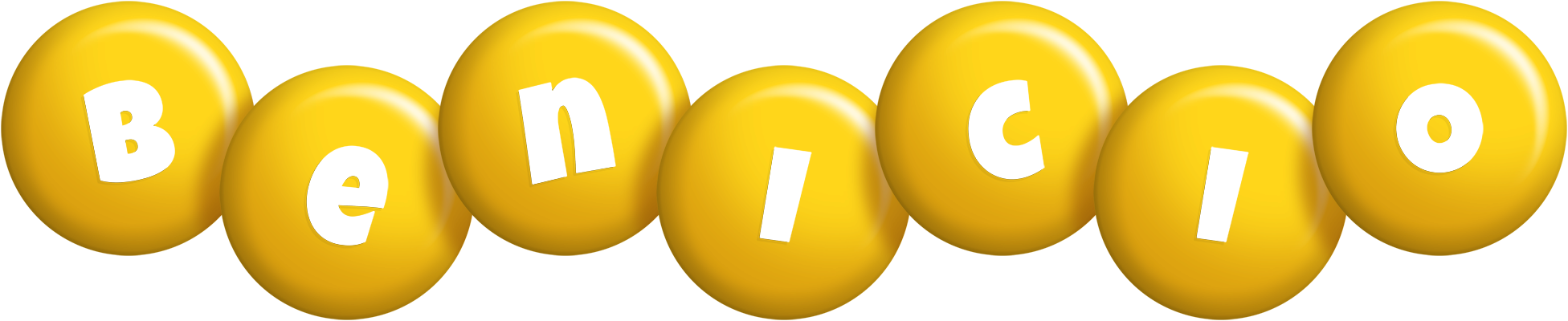 Benicio candy-yellow logo