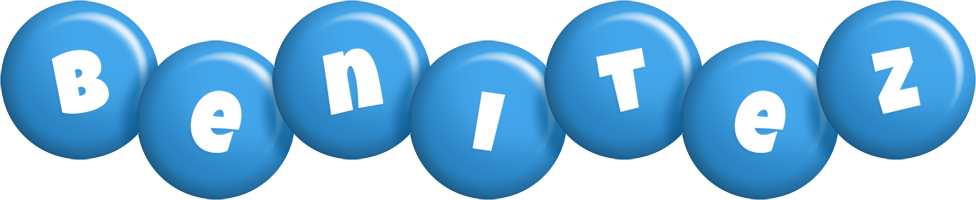 Benitez candy-blue logo