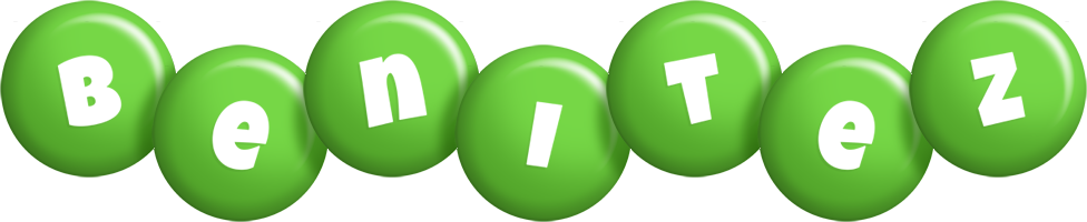 Benitez candy-green logo