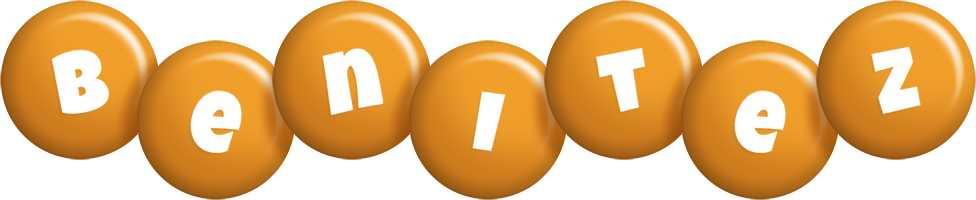 Benitez candy-orange logo