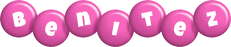 Benitez candy-pink logo