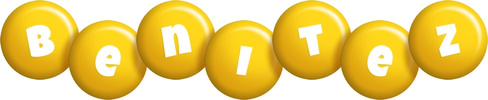Benitez candy-yellow logo