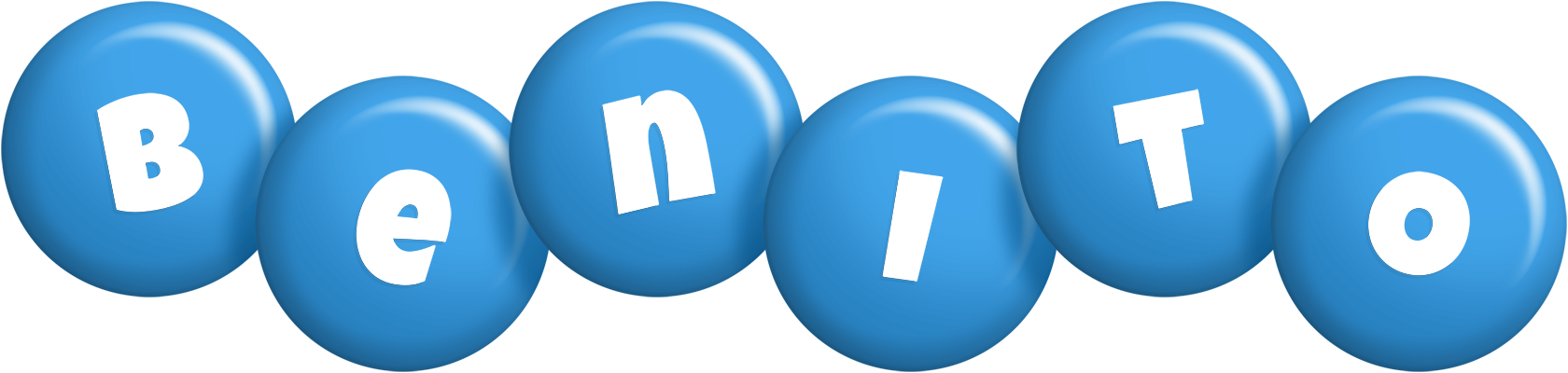 Benito candy-blue logo