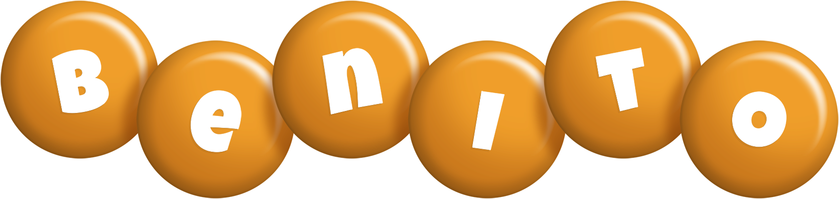 Benito candy-orange logo