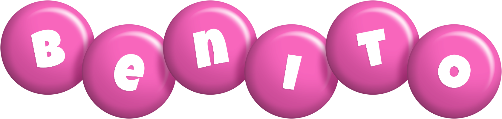 Benito candy-pink logo