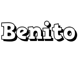 Benito snowing logo