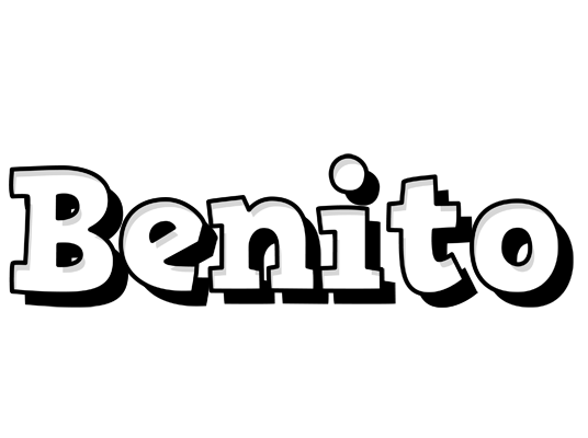 Benito snowing logo
