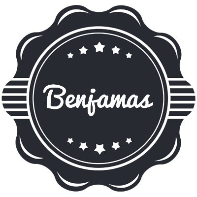 Benjamas badge logo
