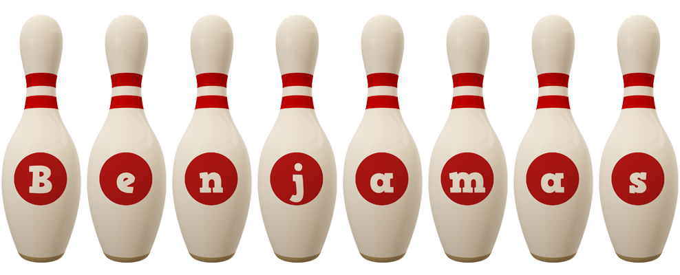 Benjamas bowling-pin logo