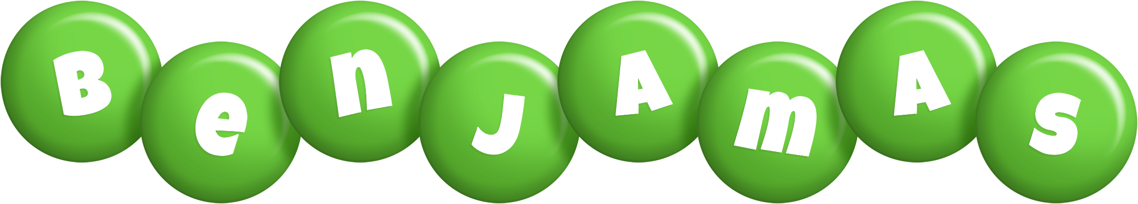 Benjamas candy-green logo