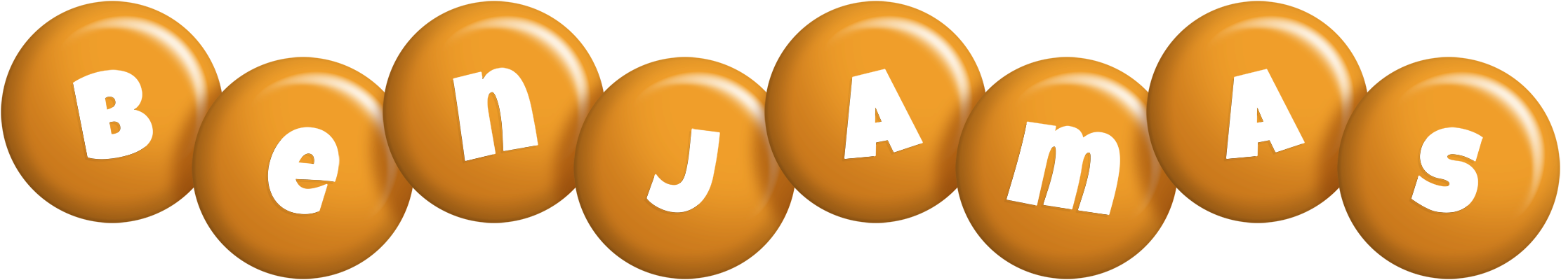Benjamas candy-orange logo