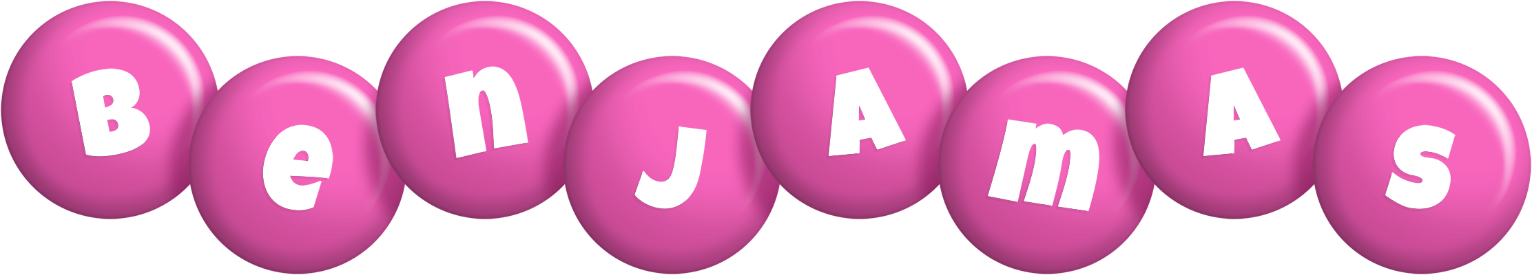 Benjamas candy-pink logo