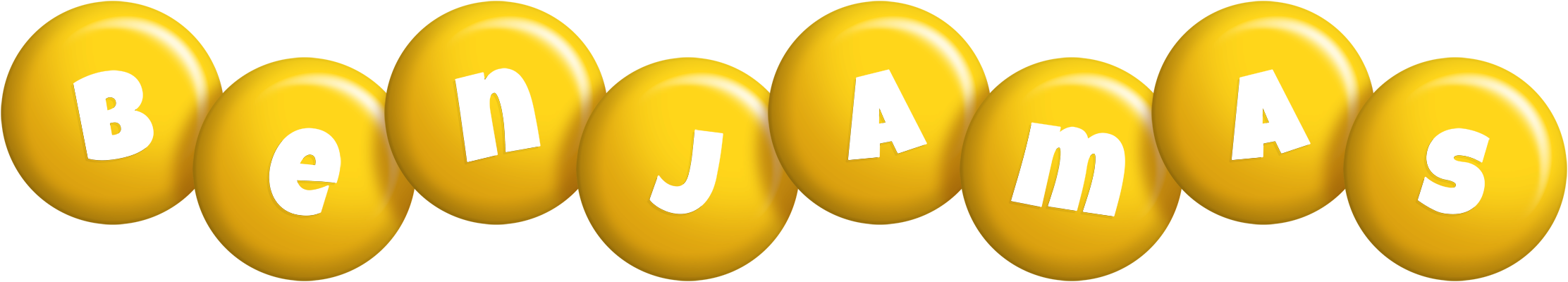 Benjamas candy-yellow logo