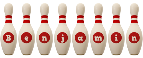 Benjamin bowling-pin logo