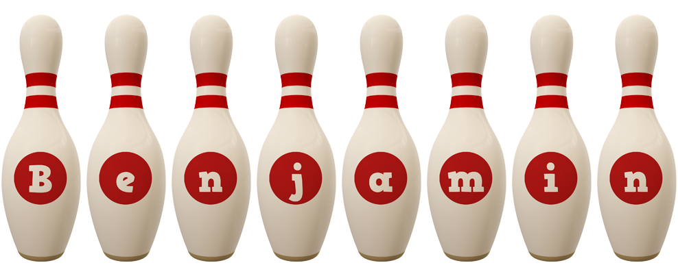 Benjamin bowling-pin logo