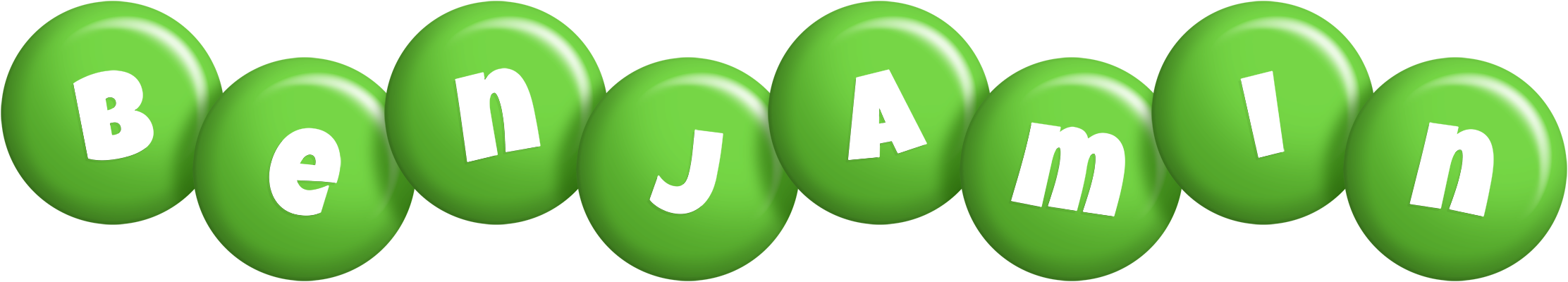 Benjamin candy-green logo
