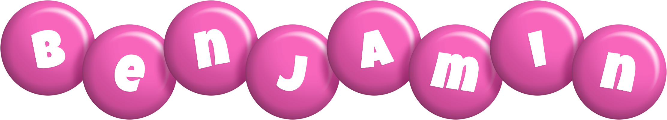 Benjamin candy-pink logo
