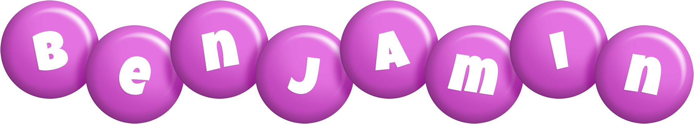 Benjamin candy-purple logo
