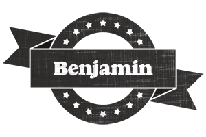 Benjamin grunge logo