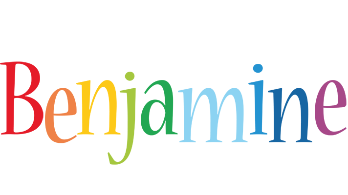 Benjamine birthday logo