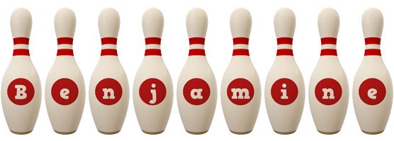 Benjamine bowling-pin logo