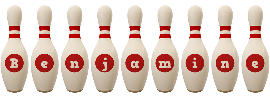 Benjamine bowling-pin logo