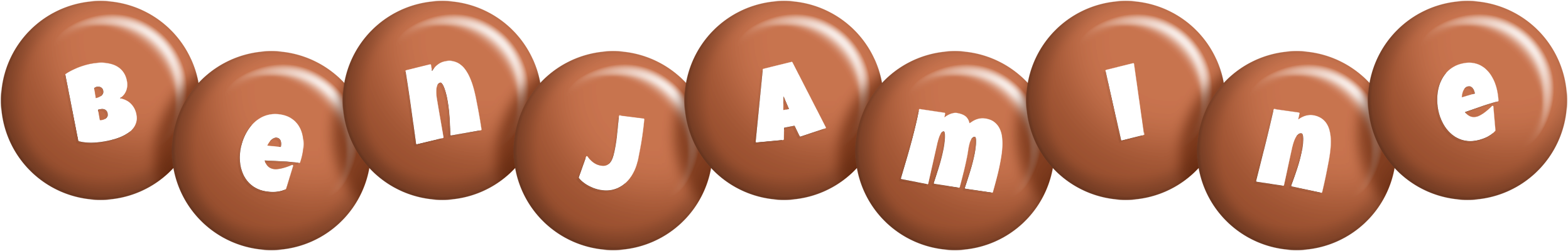 Benjamine candy-brown logo