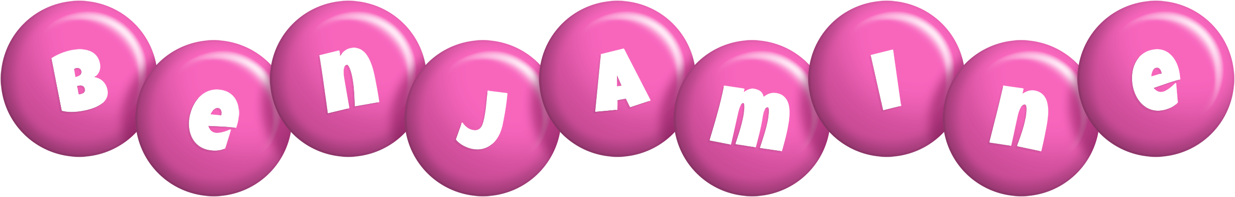Benjamine candy-pink logo