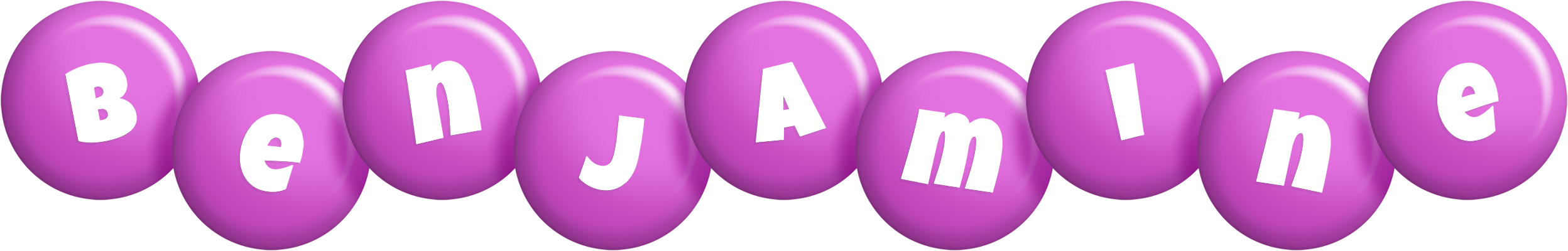 Benjamine candy-purple logo