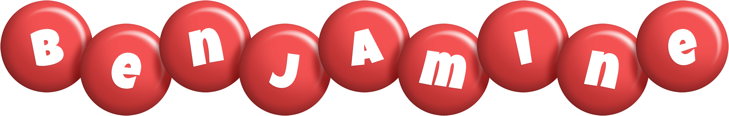 Benjamine candy-red logo