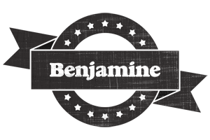 Benjamine grunge logo