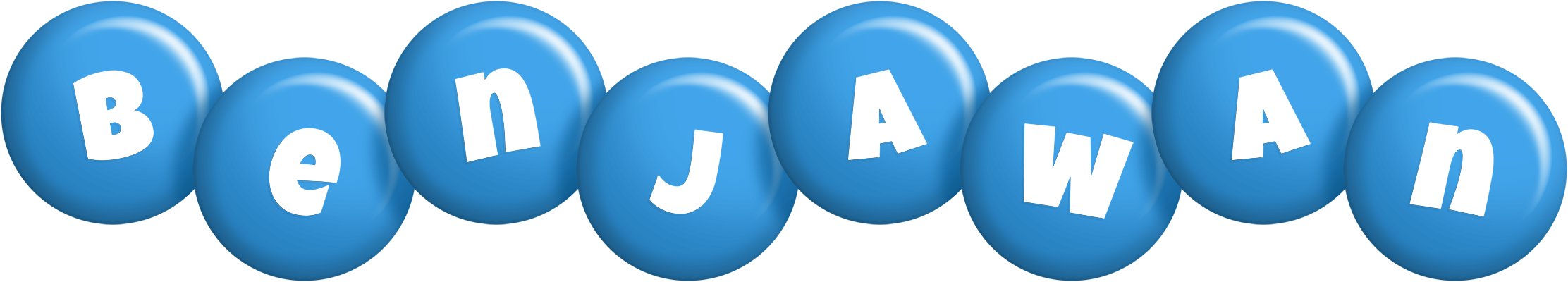Benjawan candy-blue logo