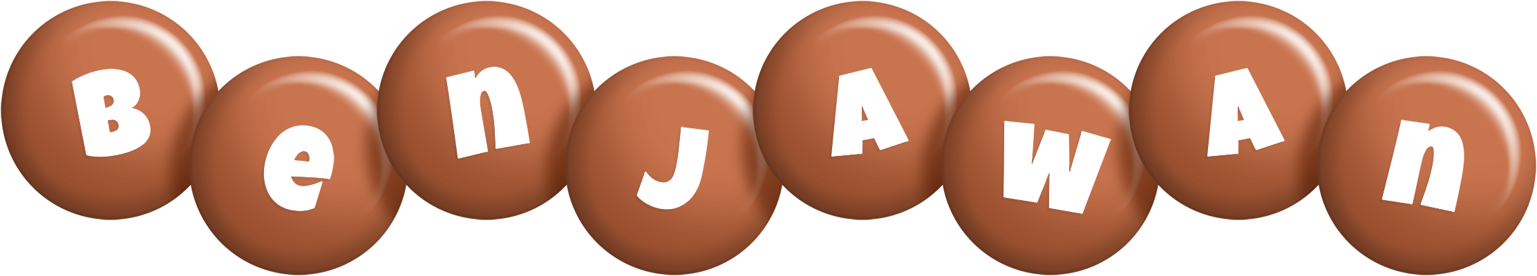 Benjawan candy-brown logo